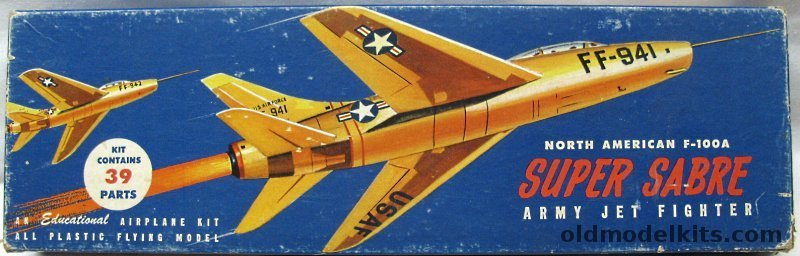 Hobby-Time 1/51 North American F-100A Super Sabre - Flying or Static Model, 2002 plastic model kit